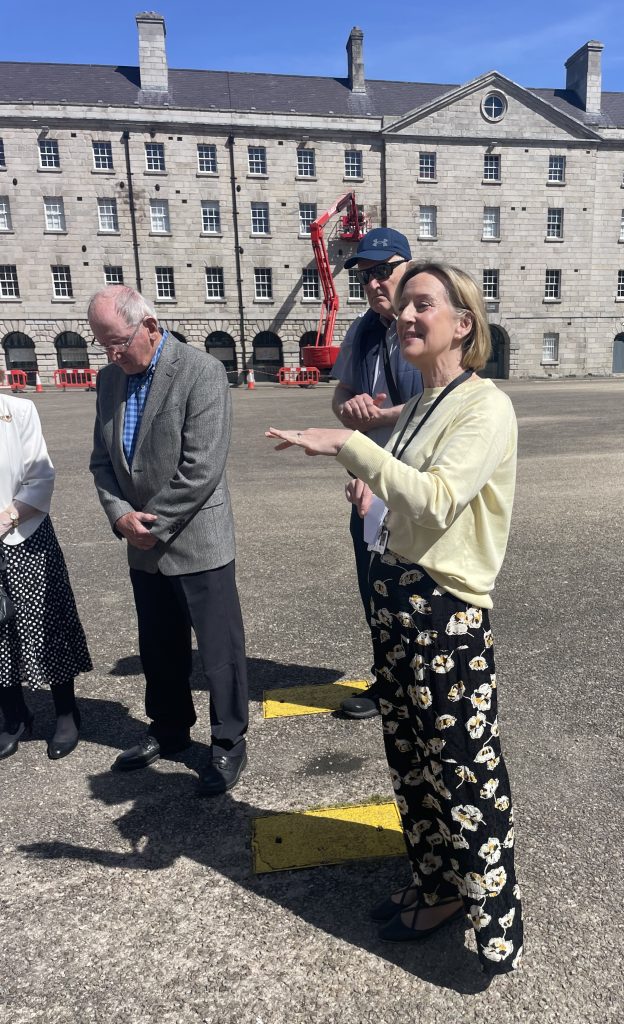 Our guide spoke about the Museum connections with County Laois