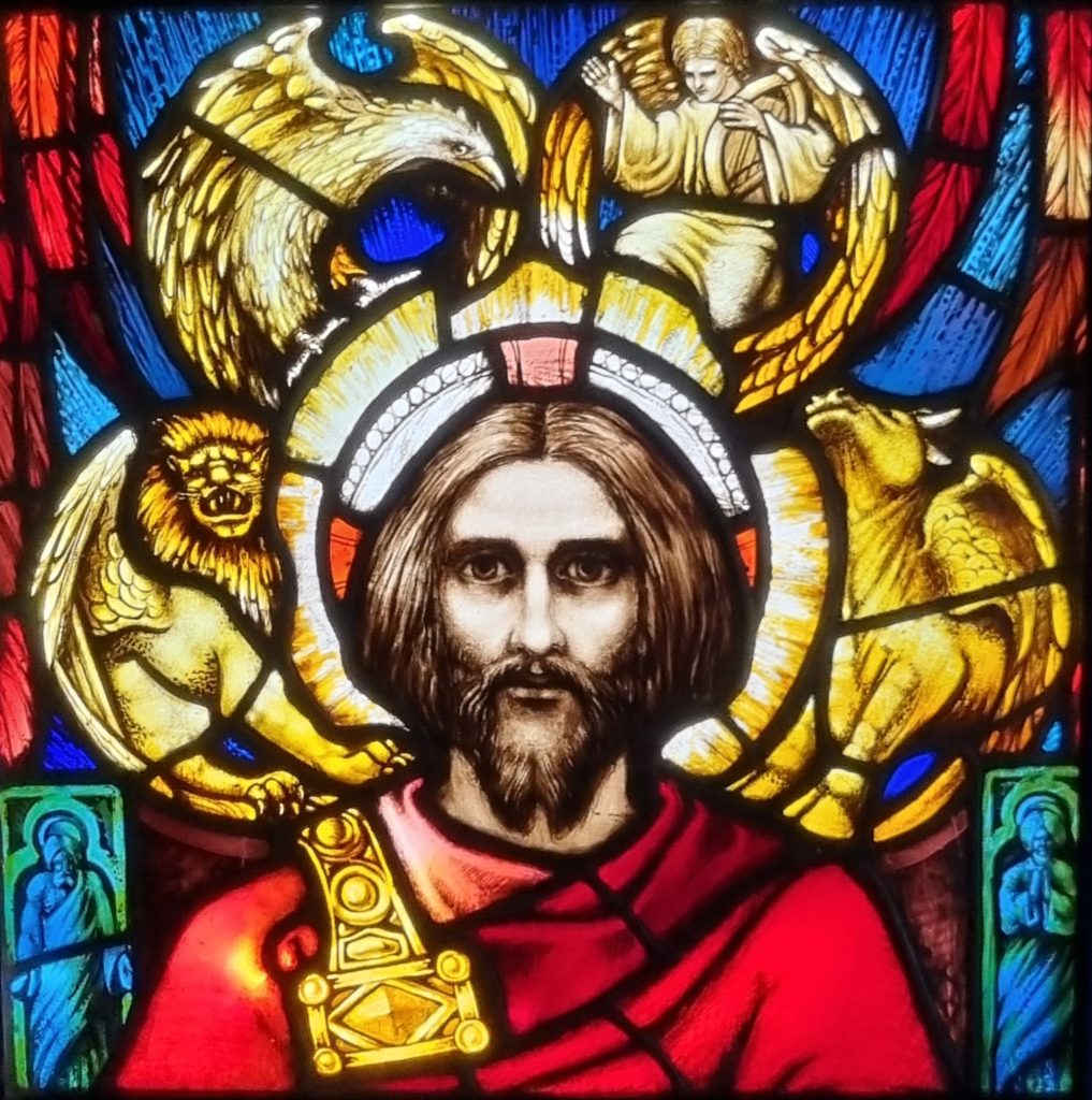 The Godhead Enthroned (1911) by Harry Clarke