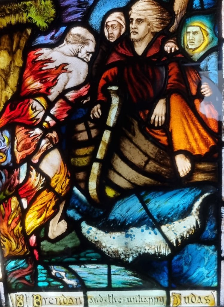 The Meeting of St. Brendan with the Unhappy Judas (1911) by Harry Clarke