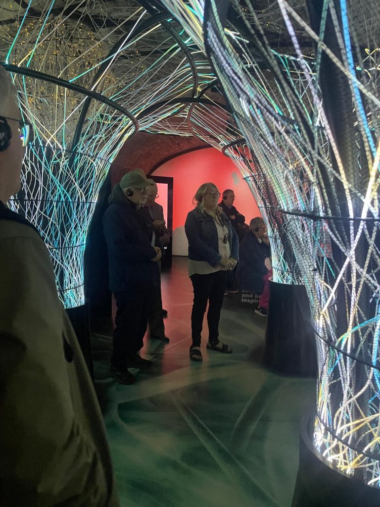 This depiction of Fibre Optic Cables represents Irish Contributions to modern telecommunication developments